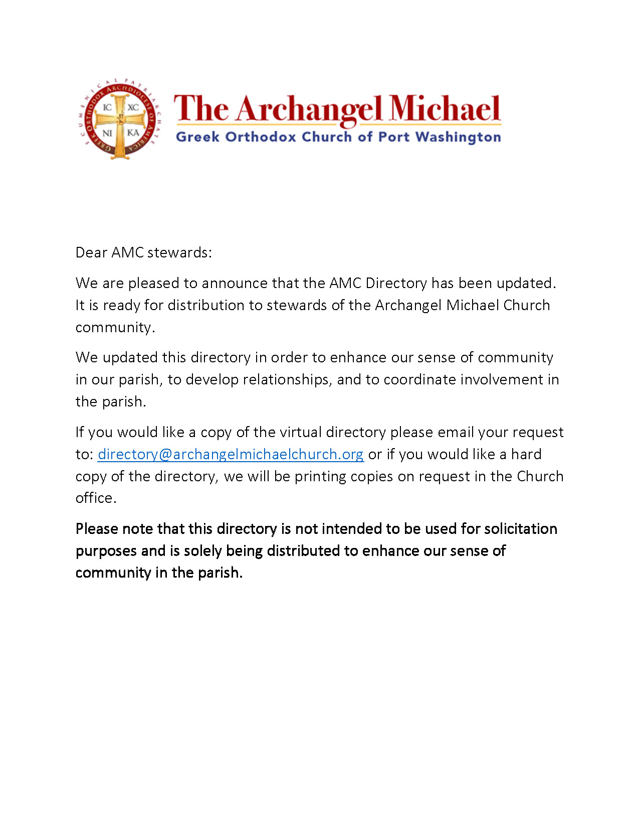 The Archangel Michael Church of Port Washington